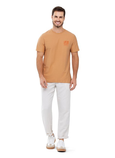 01 camiseta estampa folhagem rezzato adulto masculino