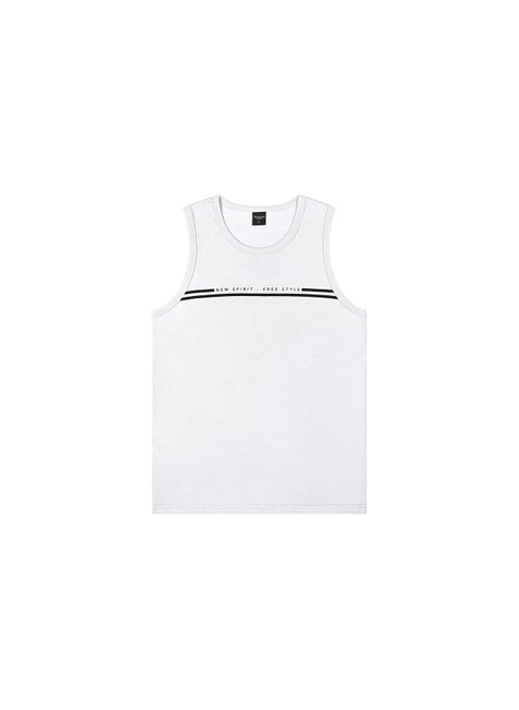 03 regata frase estampada rezzato teen masculino