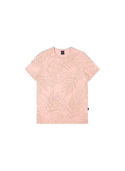 02 camiseta estampa folhagem rezzato teen masculino