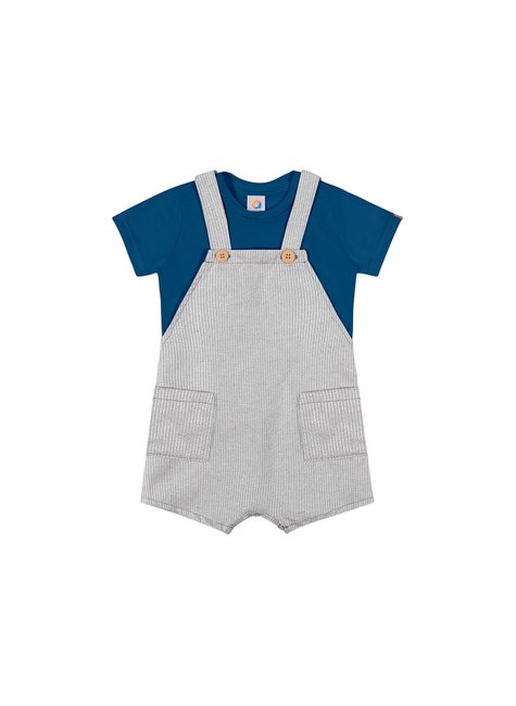 03 conjunto jardineira detalhada menino alenice