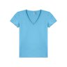 26 blusa cotton light decote v adulto feminino rezzato