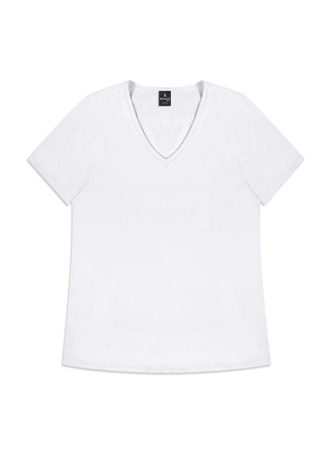 04 baby look decote v plus size adulto feminino rezzato