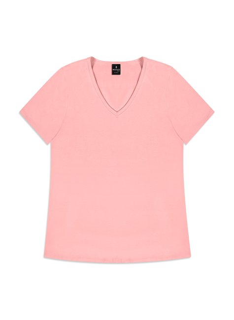 05 baby look decote v plus size adulto feminino rezzato