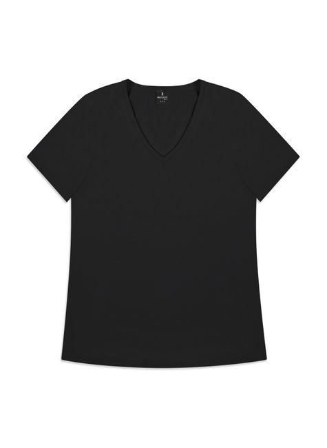 07 baby look decote v plus size adulto feminino rezzato