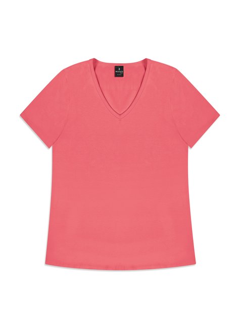 09 baby look decote v plus size adulto feminino rezzato