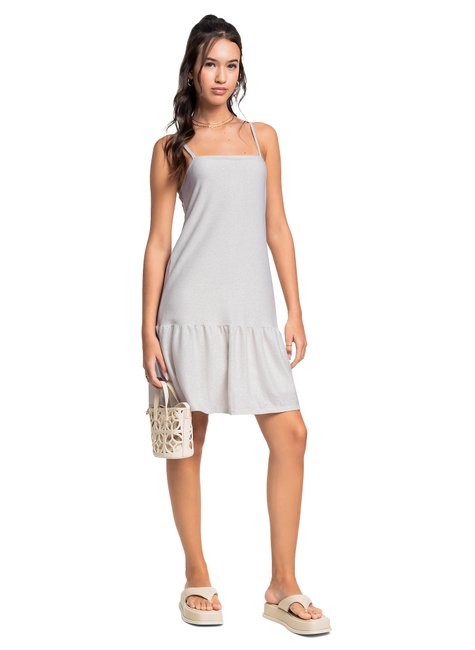 05 vestido brilhoso babado rezzato teen feminino